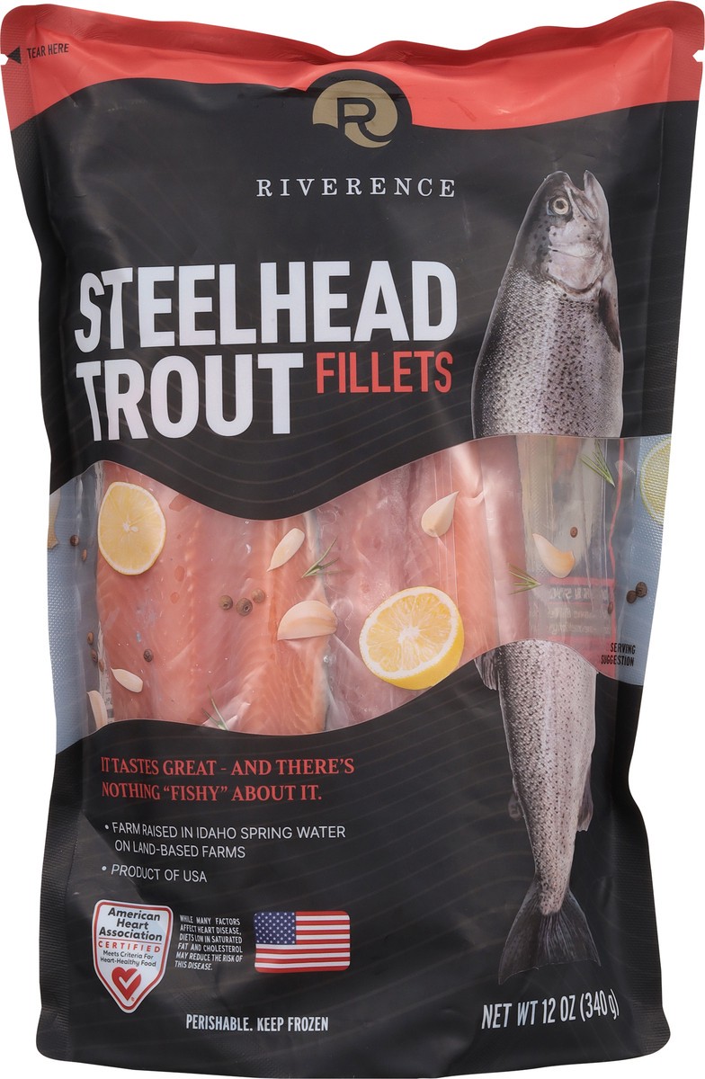 slide 9 of 9, Riverence Steelhead Trout Fillets 12 oz, 12 oz