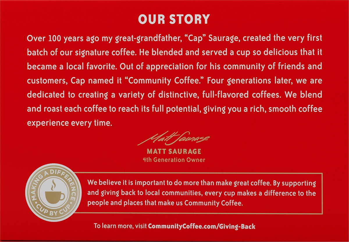 slide 5 of 11, Community Coffee Irish Cream Medium Roast Keurig K-Cup Pods 10 ct Box, 10 oz