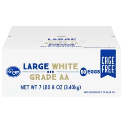 Kroger Cage Free Large White Eggs