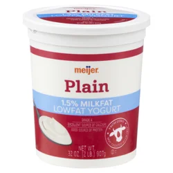 Meijer Plain Lowfat Yogurt