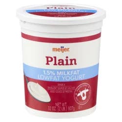 Meijer Plain Lowfat Yogurt