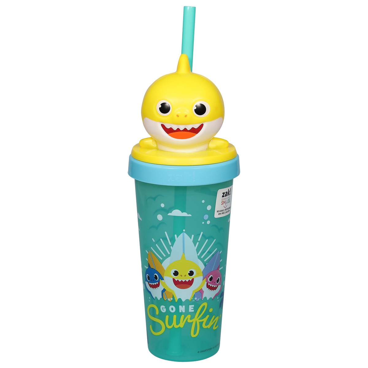 slide 9 of 11, Zak! Designs Zak Baby Shark Tumbler, 1 ct