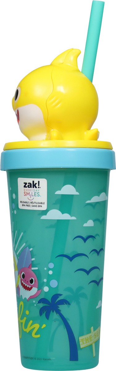 slide 11 of 11, Zak! Designs Zak Baby Shark Tumbler, 1 ct