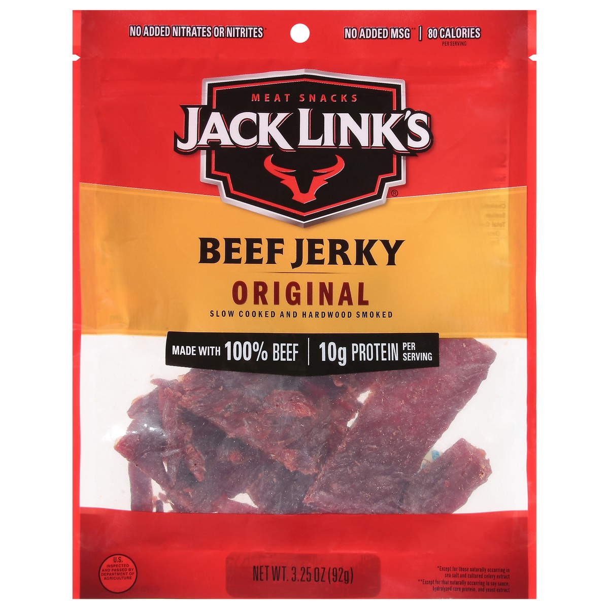 slide 1 of 14, Jack Link's Original Original Beef Jerky 3.25 oz, 3.25 oz