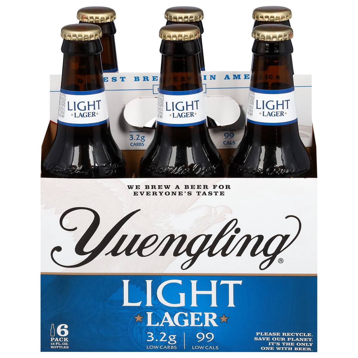 slide 10 of 12, Yuengling Lager Light Beer 6 - 12 fl oz Bottles, 6 ct; 12 oz