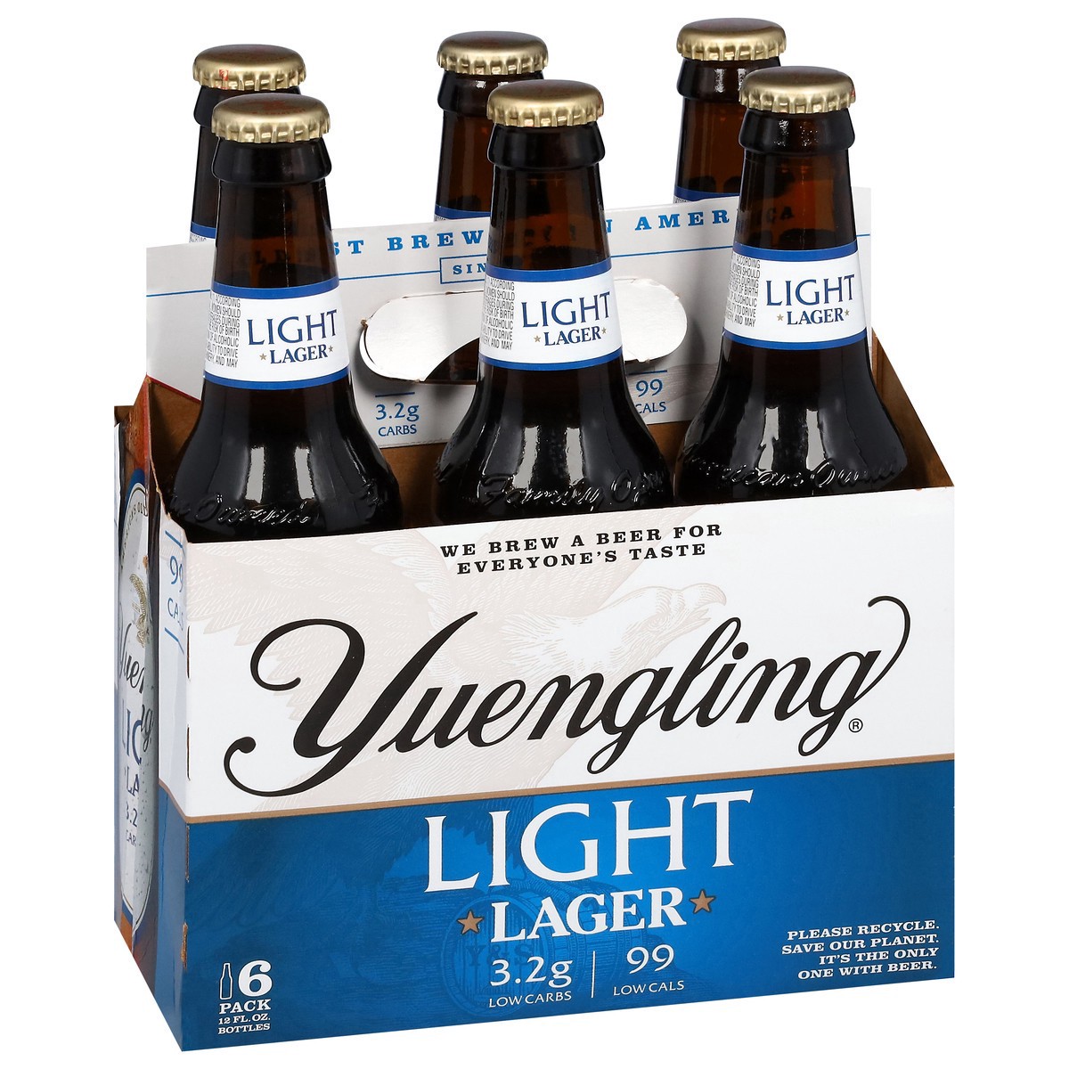 slide 12 of 12, Yuengling Lager Light Beer 6 - 12 fl oz Bottles, 6 ct; 12 oz