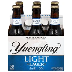 Yuengling Lager Light Beer 6 - 12 fl oz Bottles