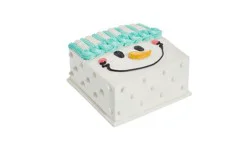 The Cakery 8 Inch Snowman Surprise Cake