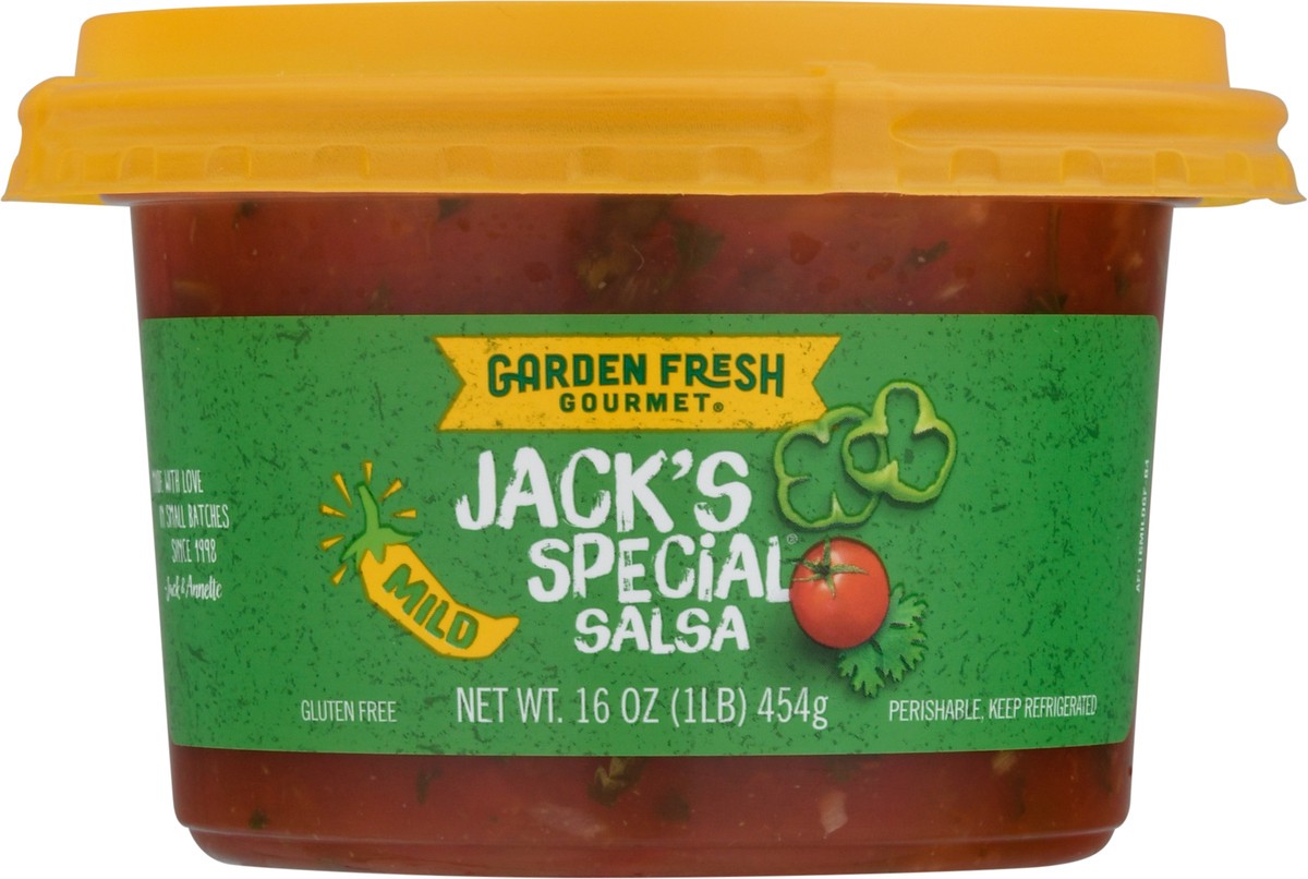 slide 9 of 13, Garden Fresh Gourmet Jacks Special Mild Salsa, 16 oz