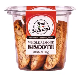 True Delicous Whole Almond Biscotti