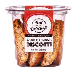 True Delicous Whole Almond Biscotti