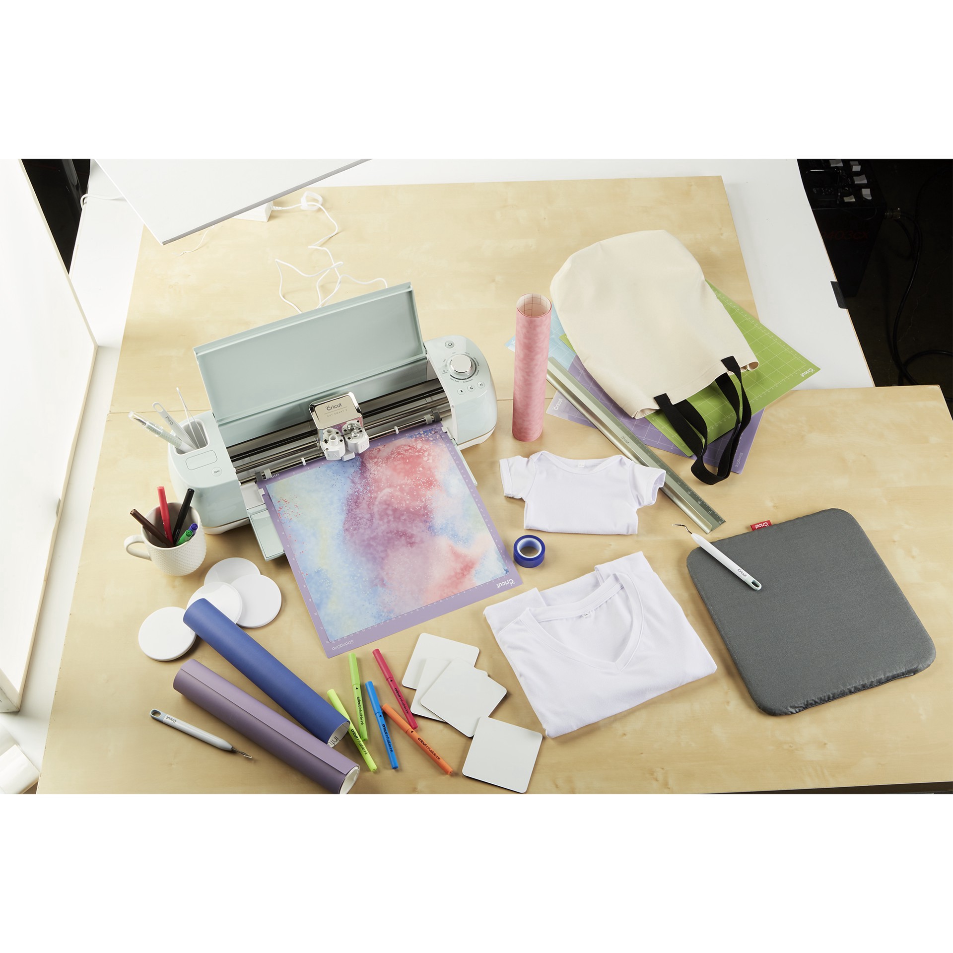 slide 3 of 6, Cricut Infusible Ink Transfer Sheet Patterns, Cabbage Rose, 12 in x 12 in