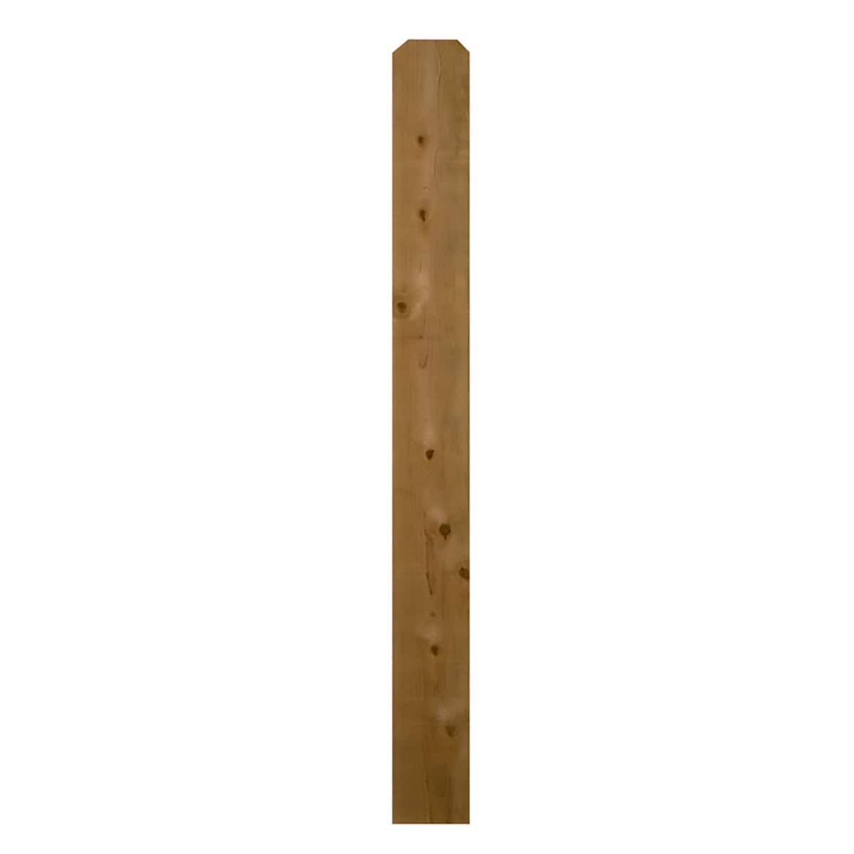 slide 1 of 1, 1-in x 8-in x 5-ft Cedar Dog ear Fence Picket, 1 ct