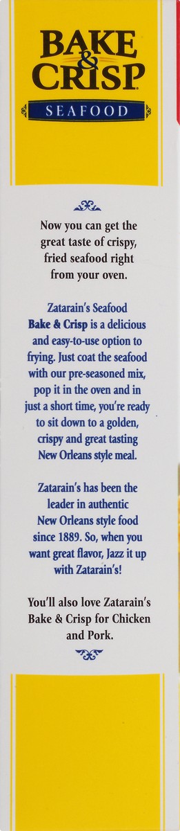 slide 7 of 10, Zatarain's Bake & Crisp Seafood, 8 oz