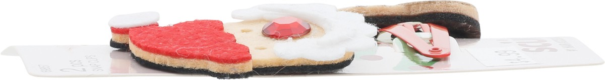 slide 7 of 9, scünci Scunci Reindeer And Santa Snap Clips, 2 ct