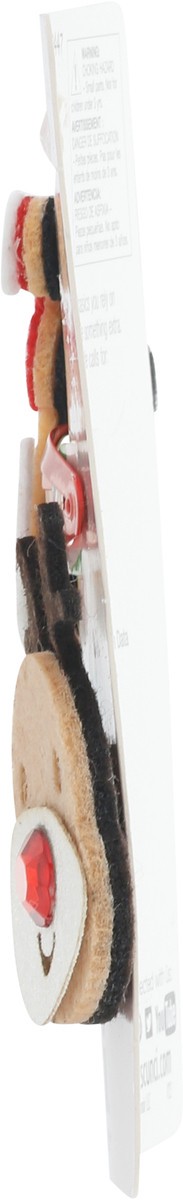 slide 8 of 9, scünci Scunci Reindeer And Santa Snap Clips, 2 ct