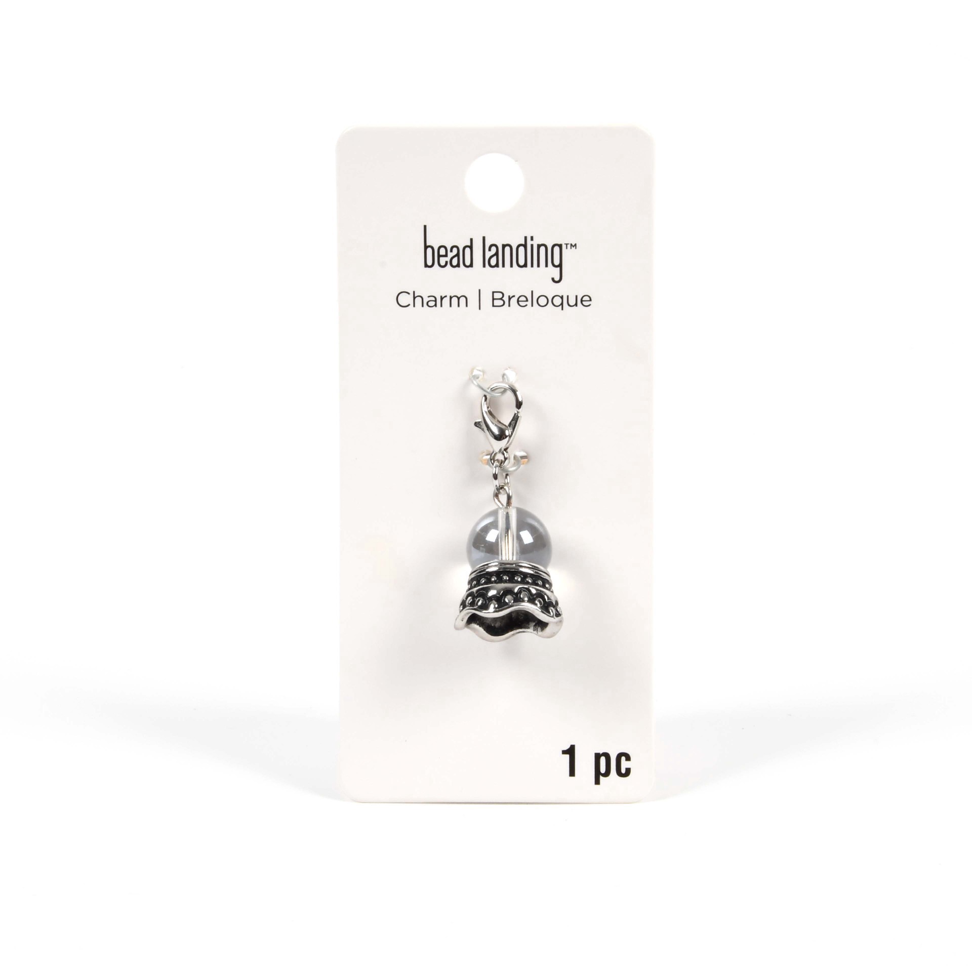 slide 3 of 5, Crystal Ball Charm By Bead Landing, 15mm x 22mm