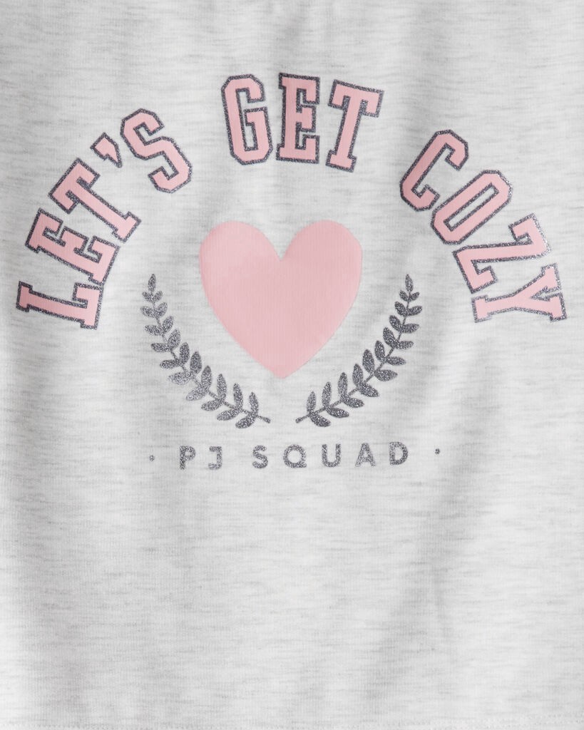 slide 2 of 2, Carter's Girls Heart Fleece Loose Fit 2-Piece Pajamas Multi 12, 2 pc