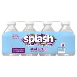 Splash Refresher Acai Grape Flavored Water- 8 oz