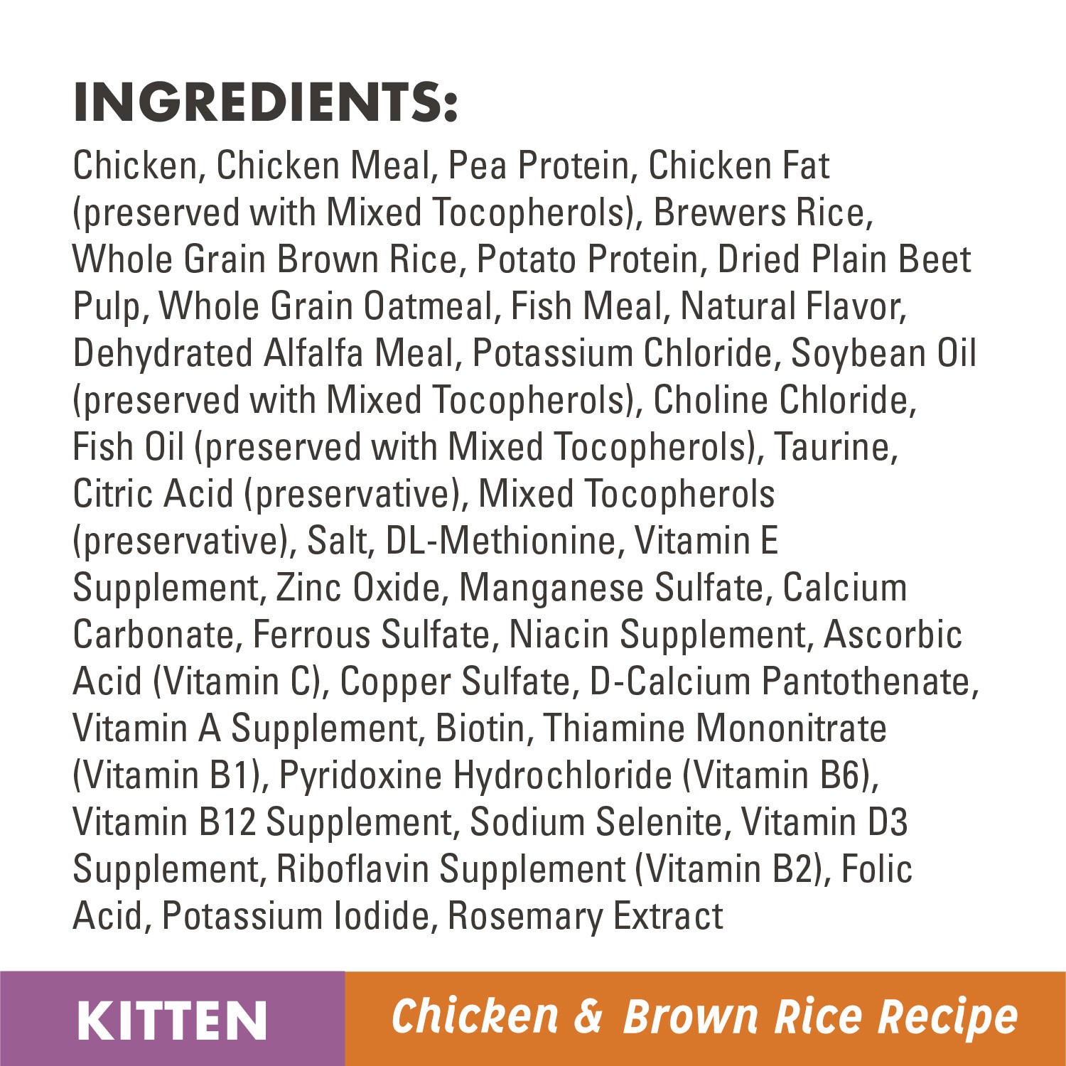 slide 4 of 5, Nutro Wholesome Essentials Natural Dry Cat Food, Kitten Chicken and Brown Rice Recipe, 48 oz