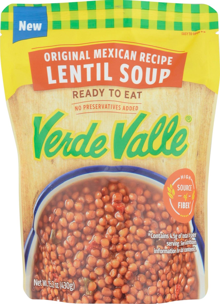 slide 9 of 9, Verde Valle Original Mexican Recipe Lentil Soup 15.2 oz, 15.2 oz