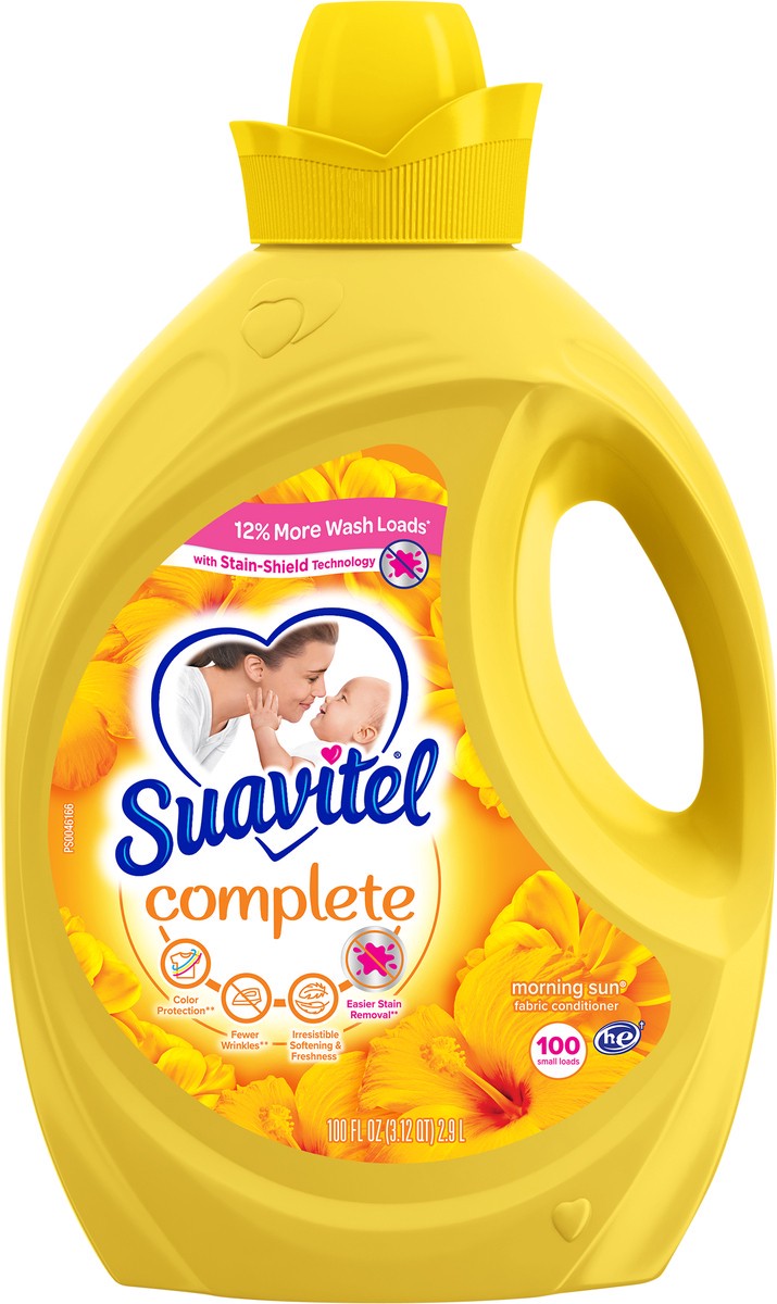 slide 5 of 12, Suavitel Complete Fabric Softener, Morning Sun - 100 fl oz, 100 fl oz