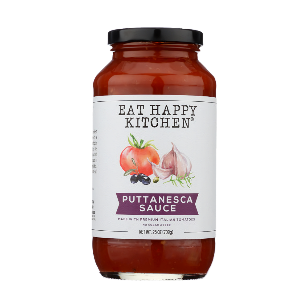 slide 1 of 1, Eat Happy Kitchen Sauce Puttanesca,