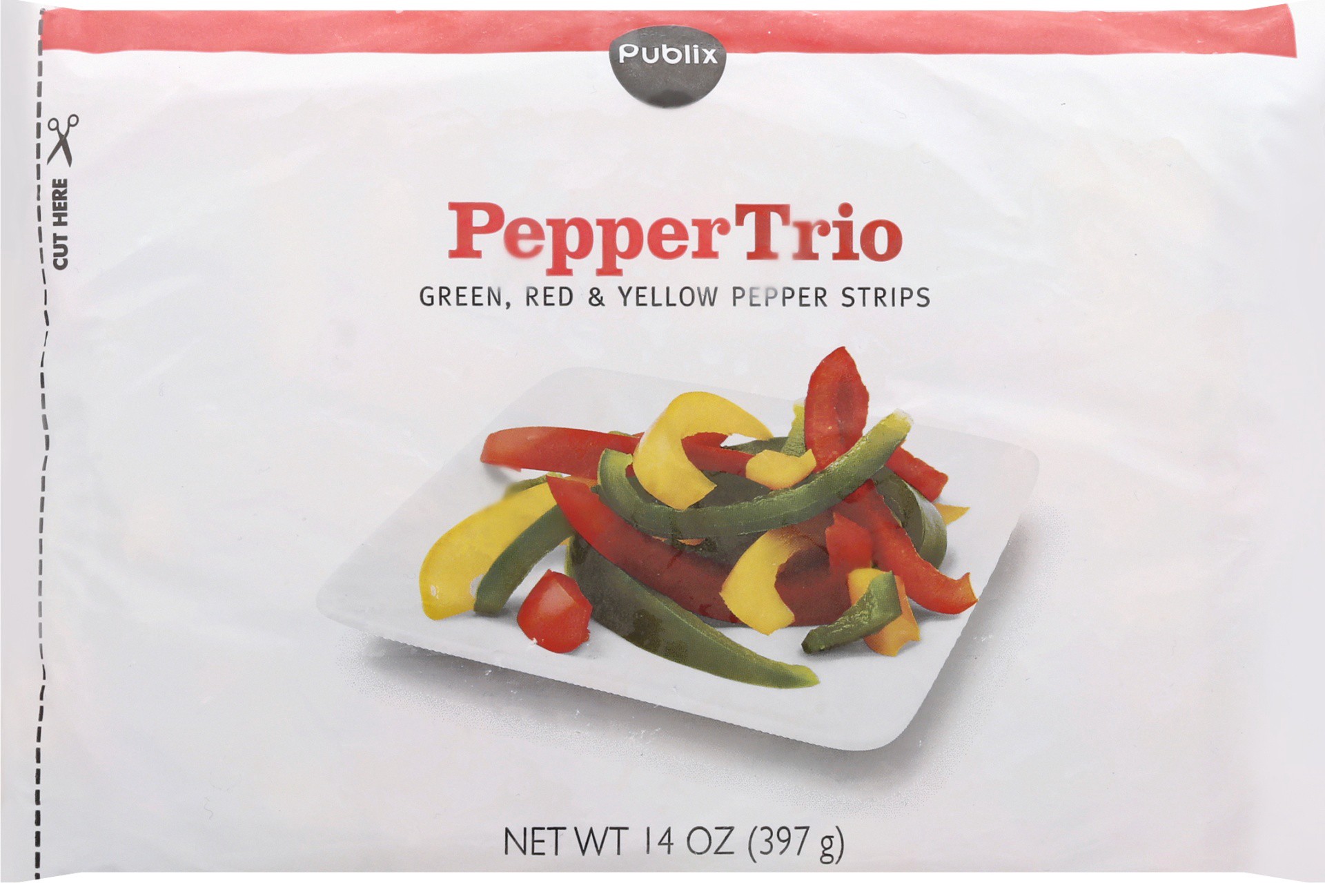 slide 1 of 1, Publix Pepper Trio, 14 oz