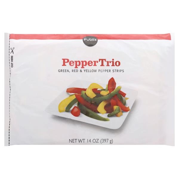 slide 1 of 1, Publix Pepper Trio, 14 oz