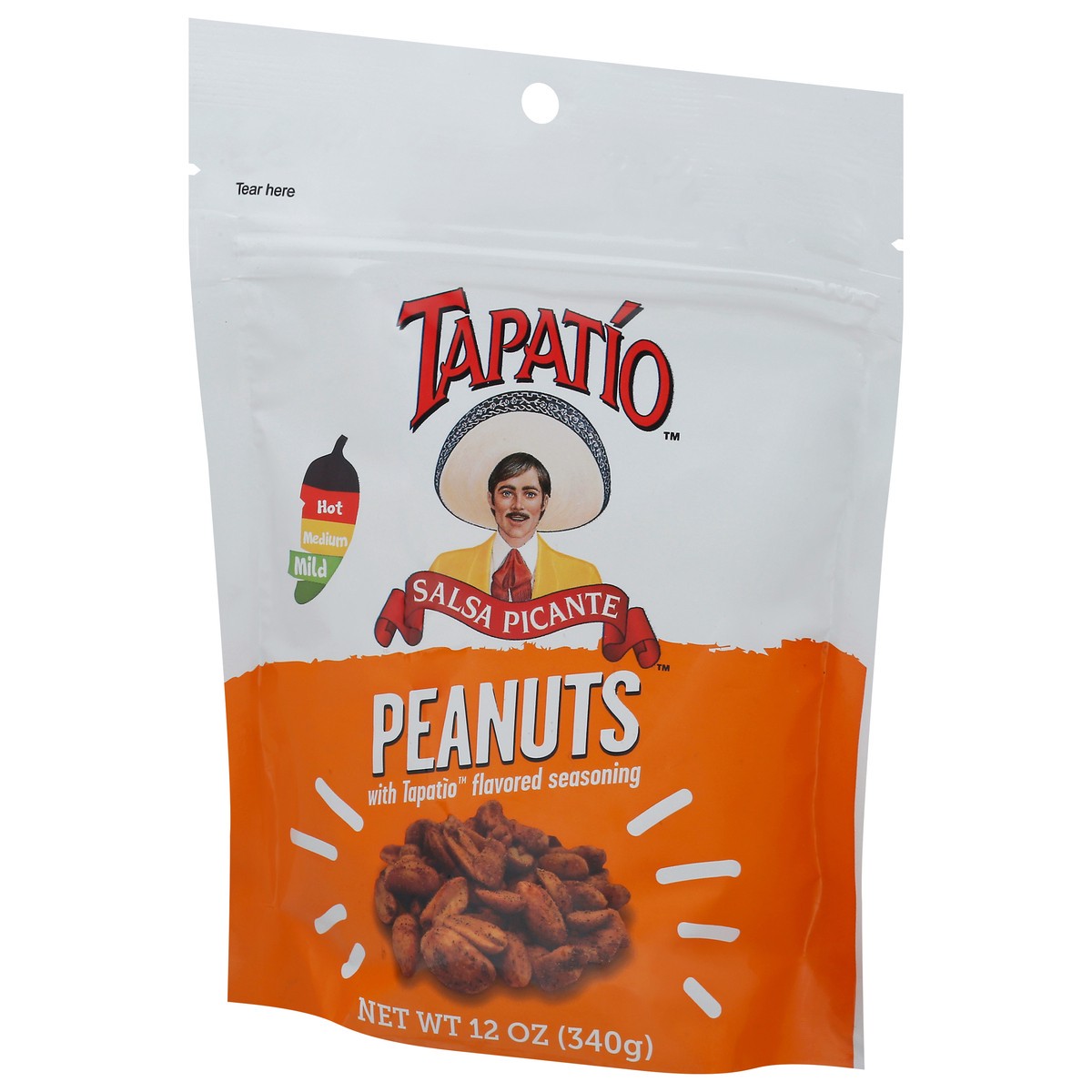 slide 3 of 9, Tapatio Mild Salsa Picante Peanuts 12 oz, 12 oz