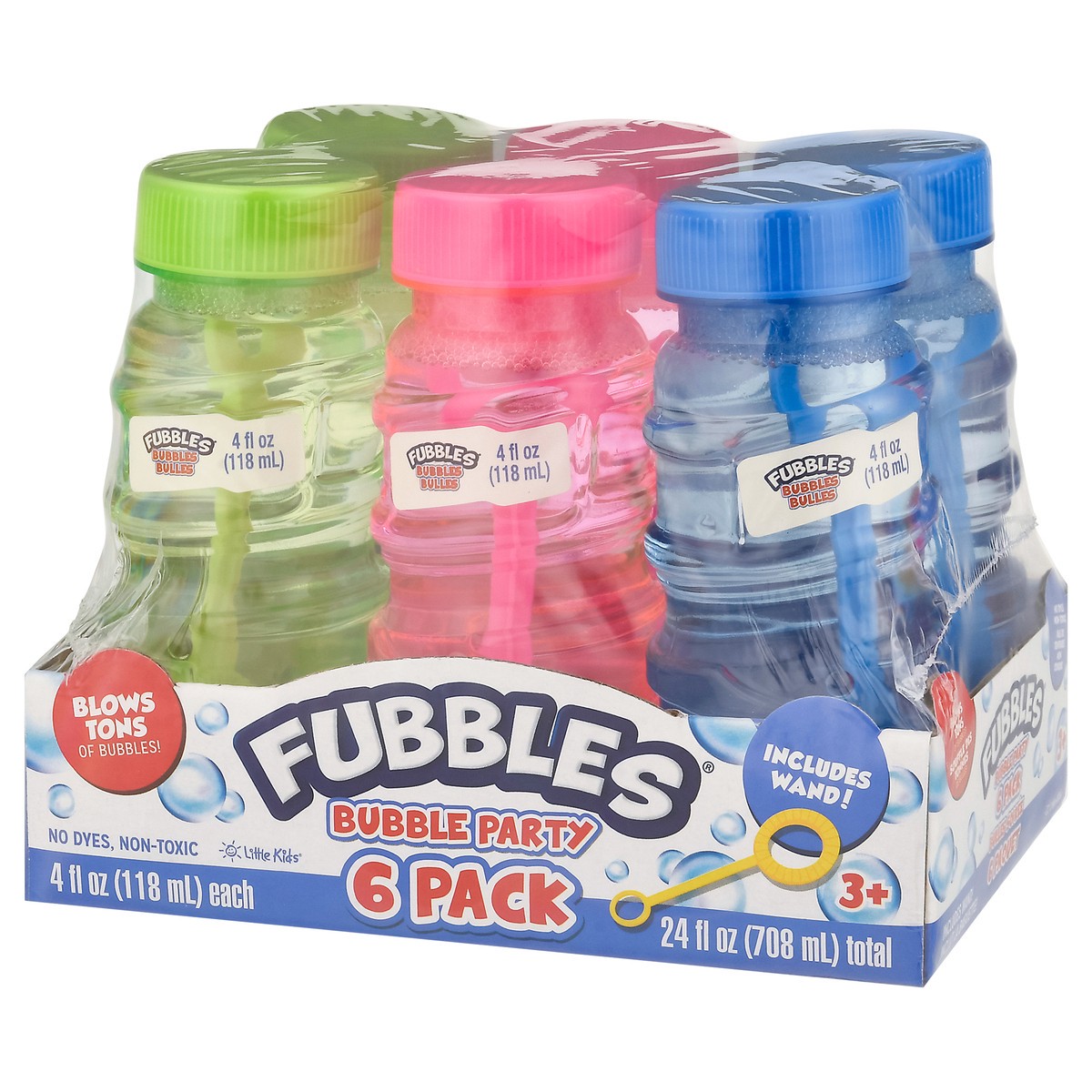 slide 10 of 14, Fubbles 3+ Bubble Party 6 - 4 fl oz Packs, 6 ct