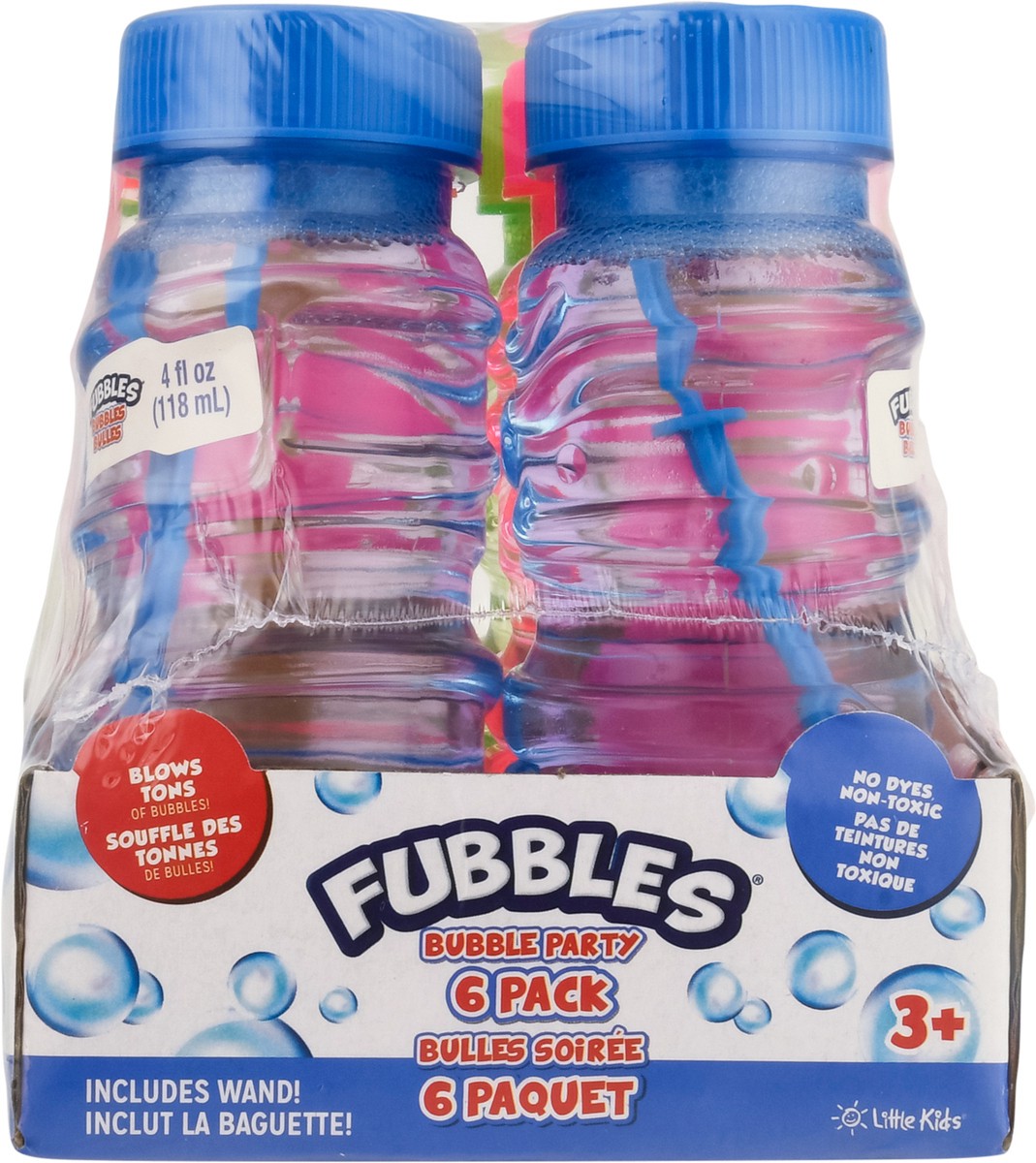 slide 9 of 14, Fubbles 3+ Bubble Party 6 - 4 fl oz Packs, 6 ct