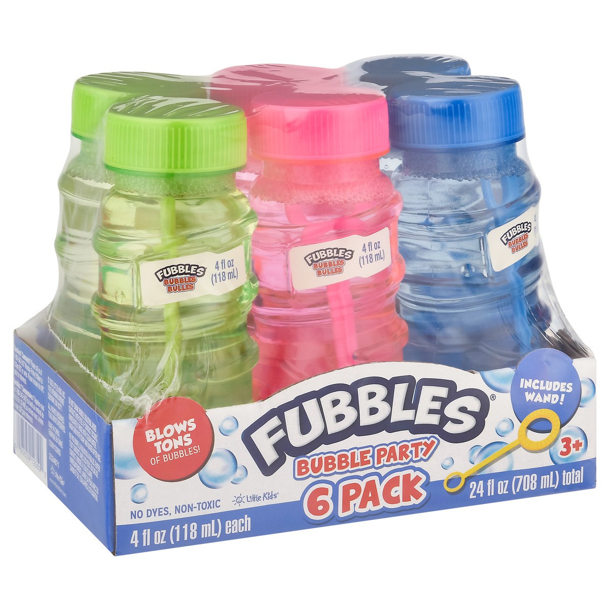 slide 7 of 14, Fubbles 3+ Bubble Party 6 - 4 fl oz Packs, 6 ct