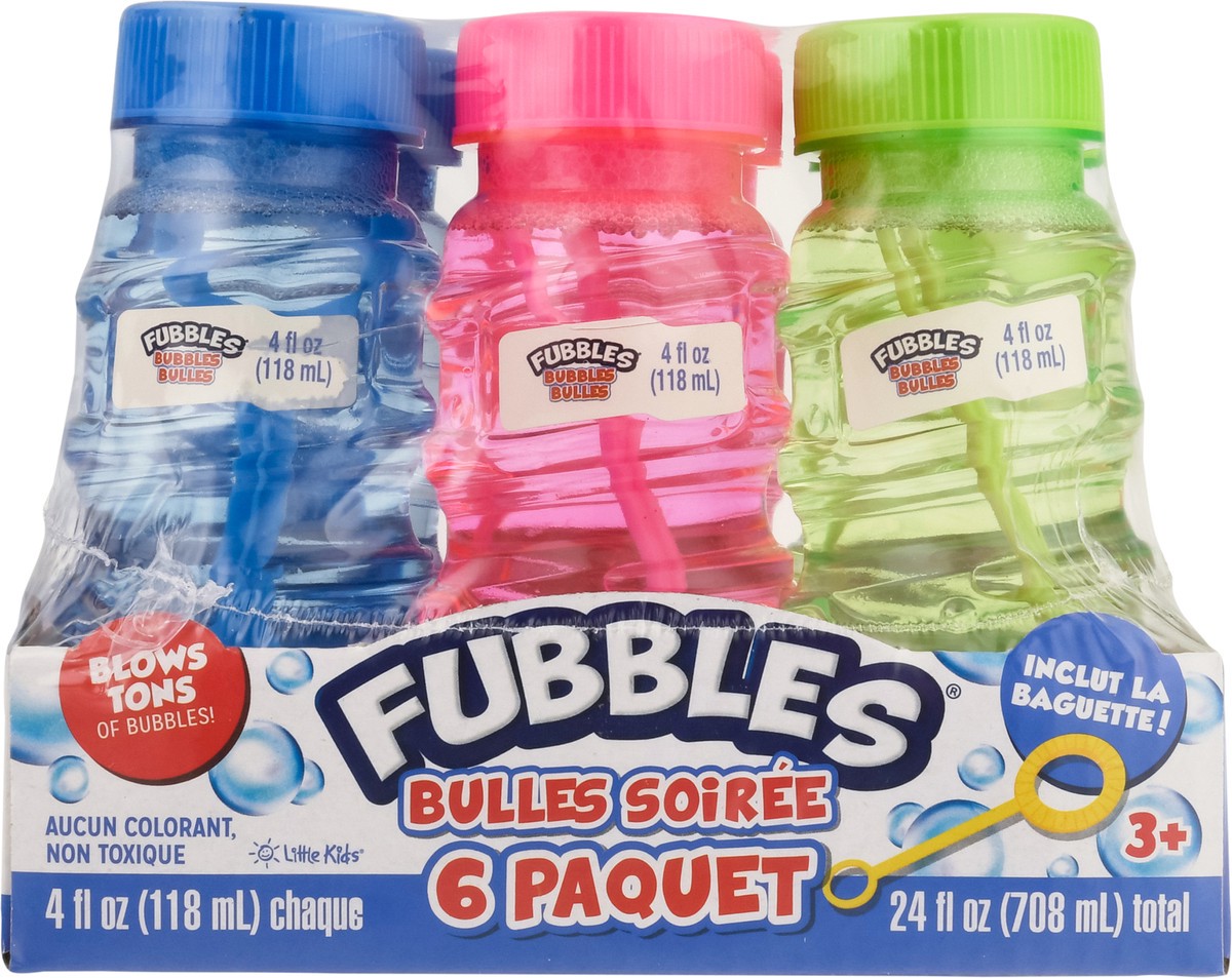 slide 4 of 14, Fubbles 3+ Bubble Party 6 - 4 fl oz Packs, 6 ct