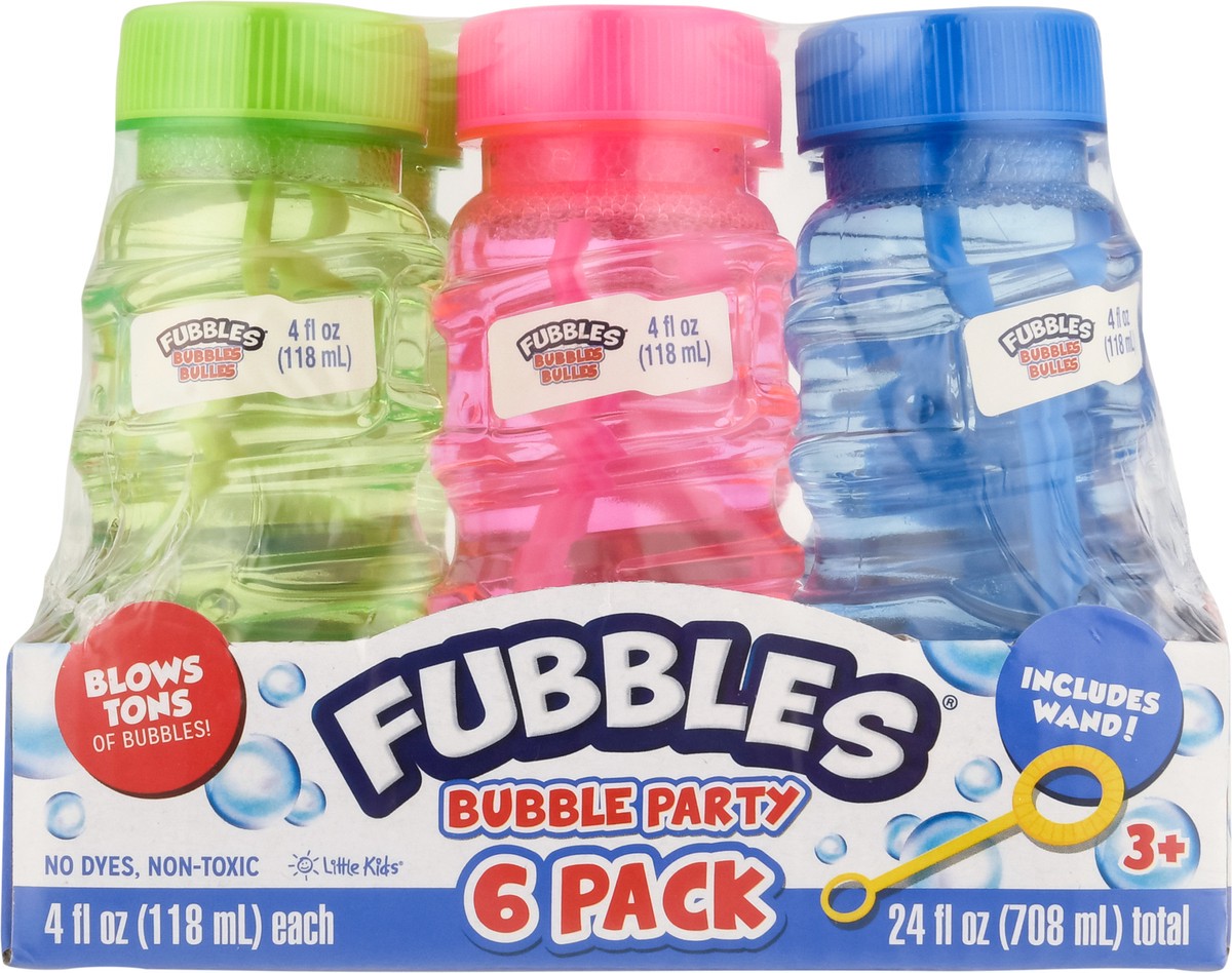 slide 5 of 14, Fubbles 3+ Bubble Party 6 - 4 fl oz Packs, 6 ct