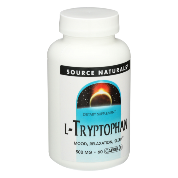 slide 1 of 1, Source Naturals L-Tryptophan, 60 ct