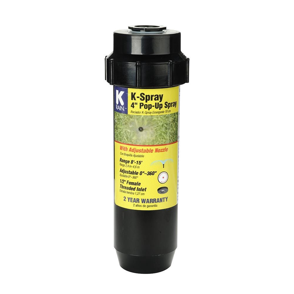 slide 1 of 1, K-Rain 8-ft - 15-ft Adjustable Spray 4-in Pop-up spray head sprinkler, 1 ct