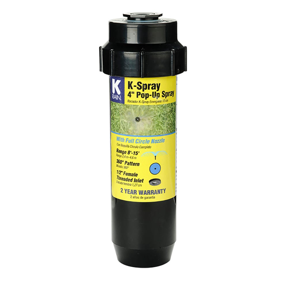 slide 1 of 3, K-Rain 8-ft - 15-ft Full-circle Spray 4-in Pop-up spray head sprinkler, 1 ct