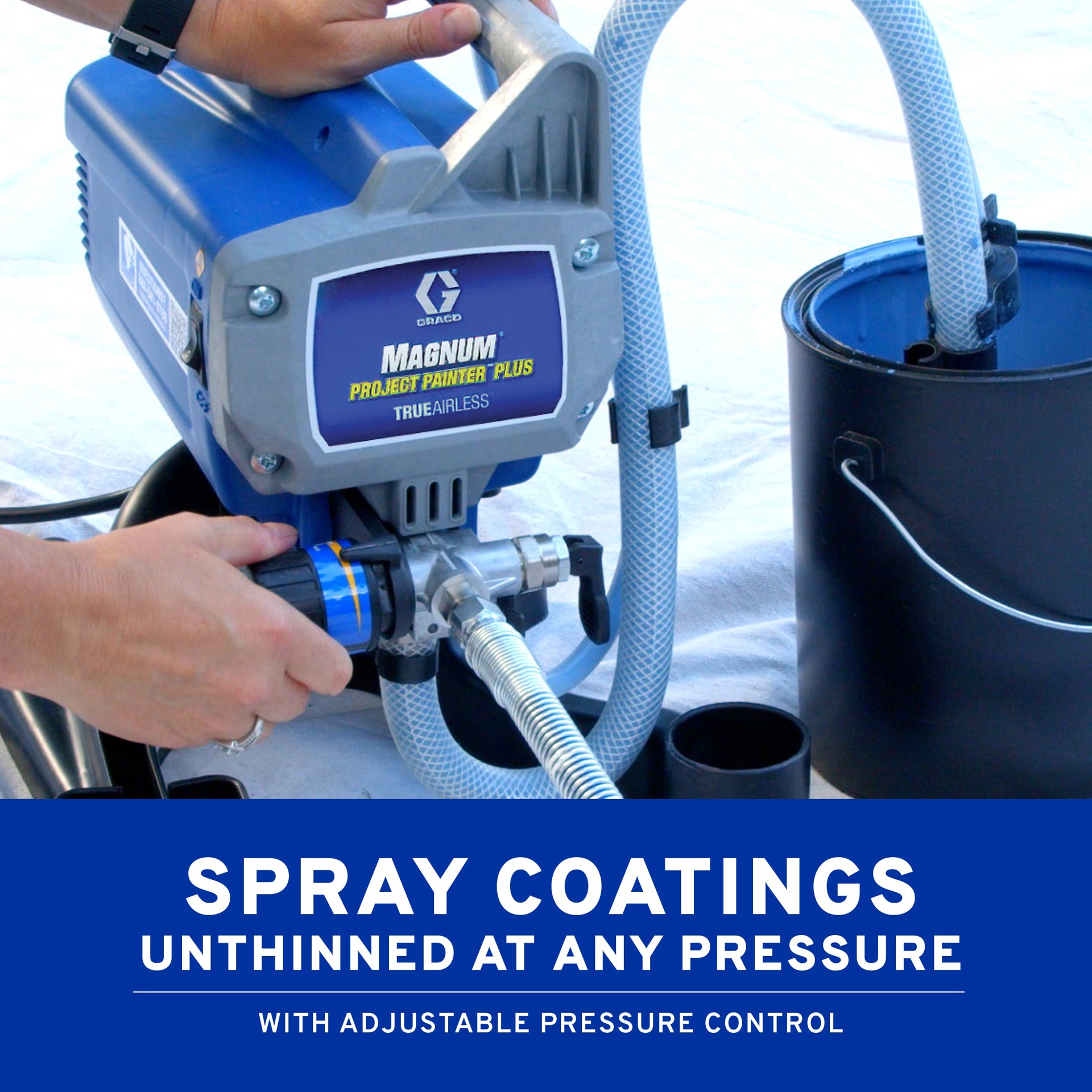 slide 5 of 6, Graco Magnum Project Painter Plus Electric Stationary Airless Paint Sprayer, 1 ct