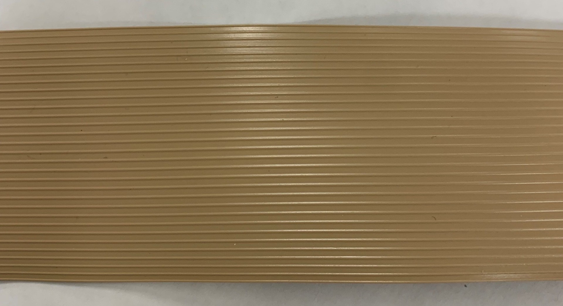 slide 5 of 6, Pexco 1-3/8-in W 9 -Gauge Beige LDPE Blank Weave Walk-thru Chain Link Fence Slat 2-in -Mesh Size 250-ft Roll Length, 1 ct