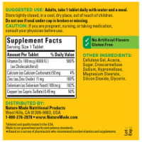 slide 19 of 29, Nature Made Super Vitamin D Immune Complex, Vitamin D3, Selenium, Copper and Zinc Supplements for Immune Support, 70 Tablets, 70 Day Supply, 70 ct