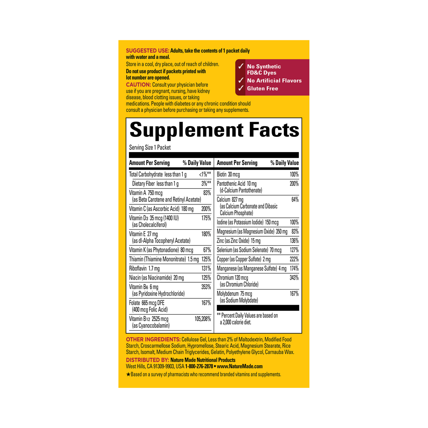slide 2 of 8, Nature Made GLP-1 Companion Health Pack, Nutritional Support, 30 Count, 30 ct