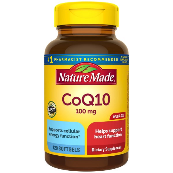 slide 21 of 29, Nature Made CoQ, Dietary Supplements for Heart Health and Cellular Energy Production, 120 Day Supply, 120 ct