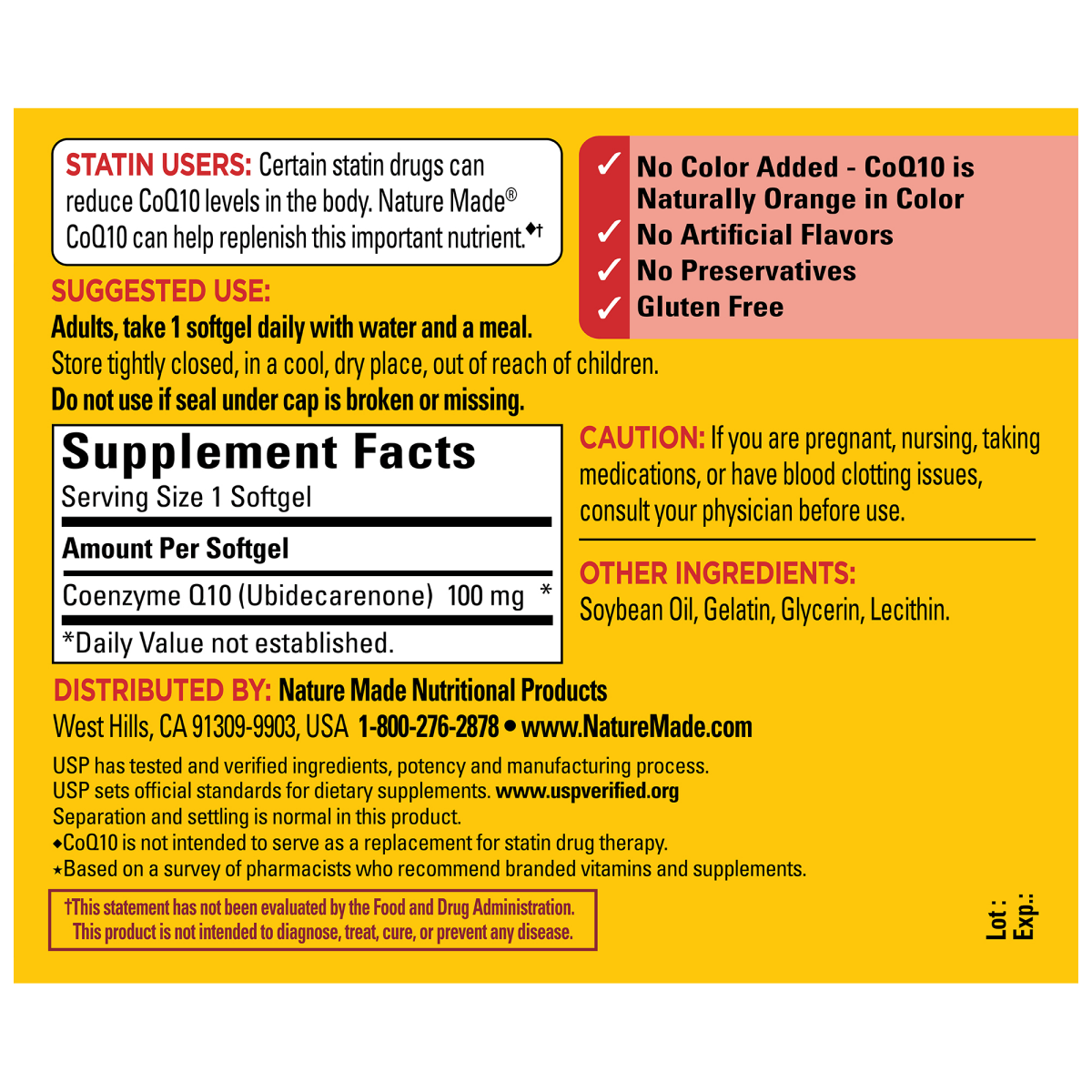 slide 3 of 29, Nature Made CoQ, Dietary Supplements for Heart Health and Cellular Energy Production, 120 Day Supply, 120 ct