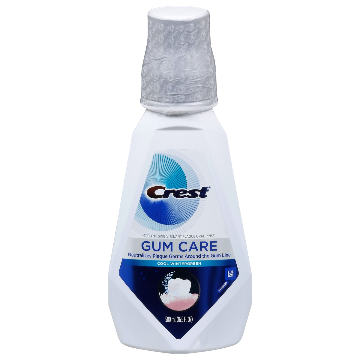 slide 10 of 10, Crest Gum Care Cool Wintergreen Oral Rinseoz, 16.9 oz