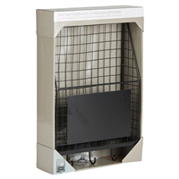 slide 10 of 29, Mcs Wire Mail Holder Black 10.5X16, 10.5 x 16 
