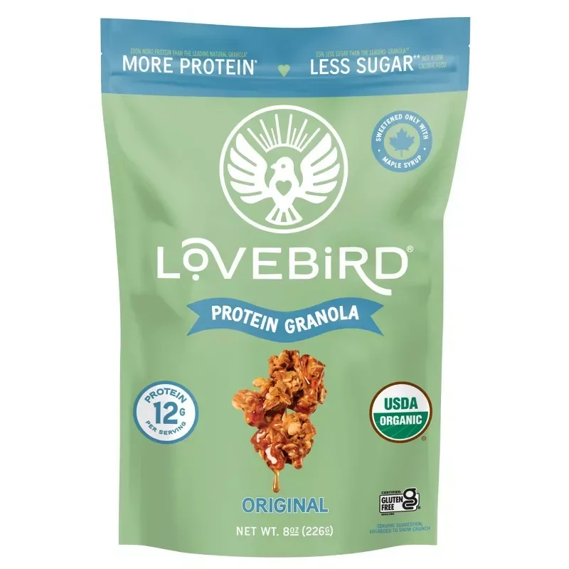 slide 1 of 5, Lovebird Organic Original Protein Granola, 8 oz