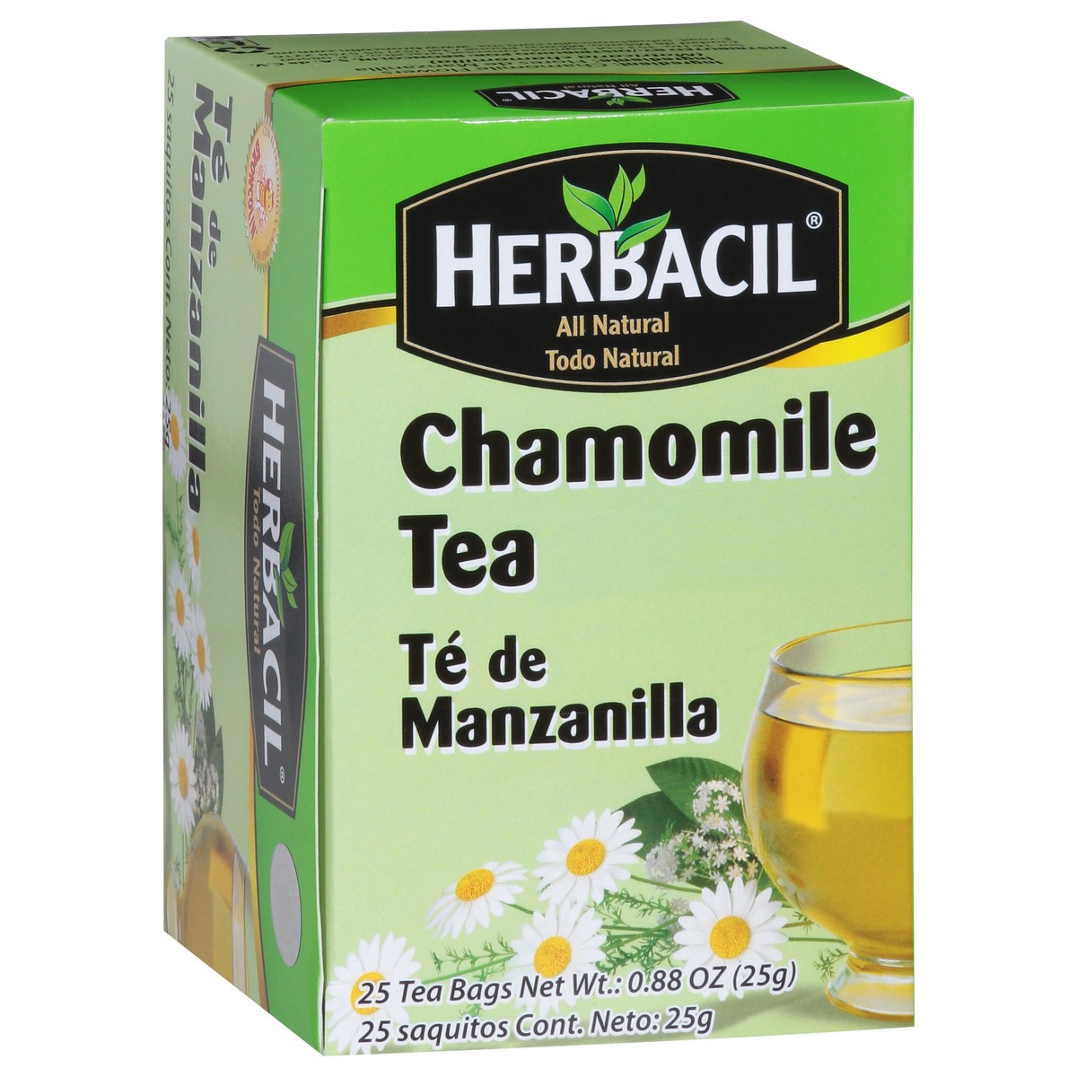 slide 4 of 9, Herbacil Chamomile Tea 25 ea, 25 ct