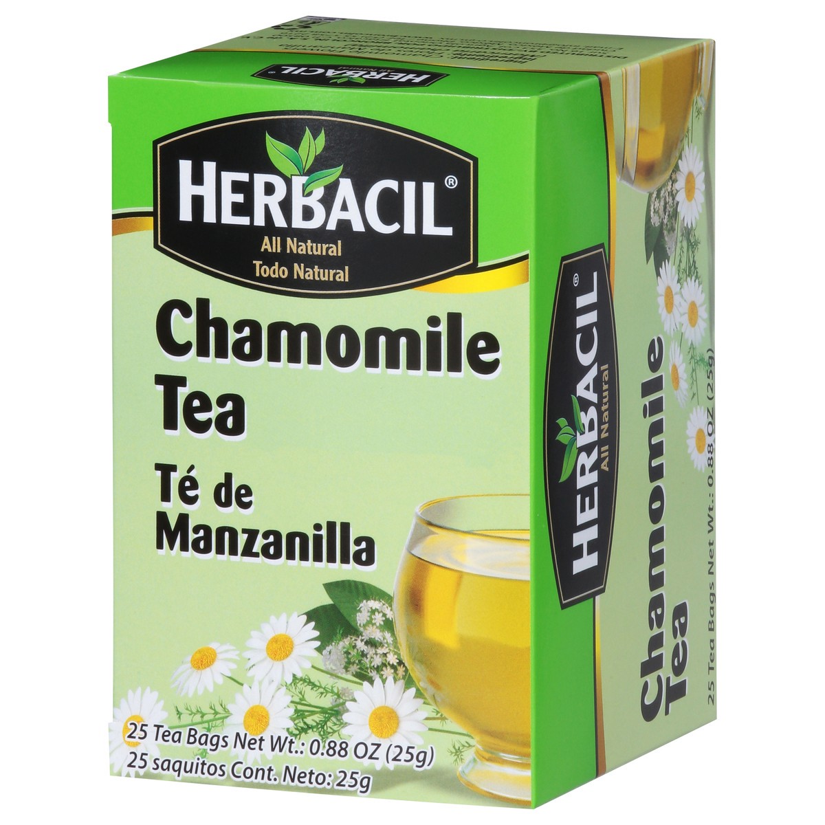 slide 3 of 9, Herbacil Chamomile Tea 25 ea, 25 ct