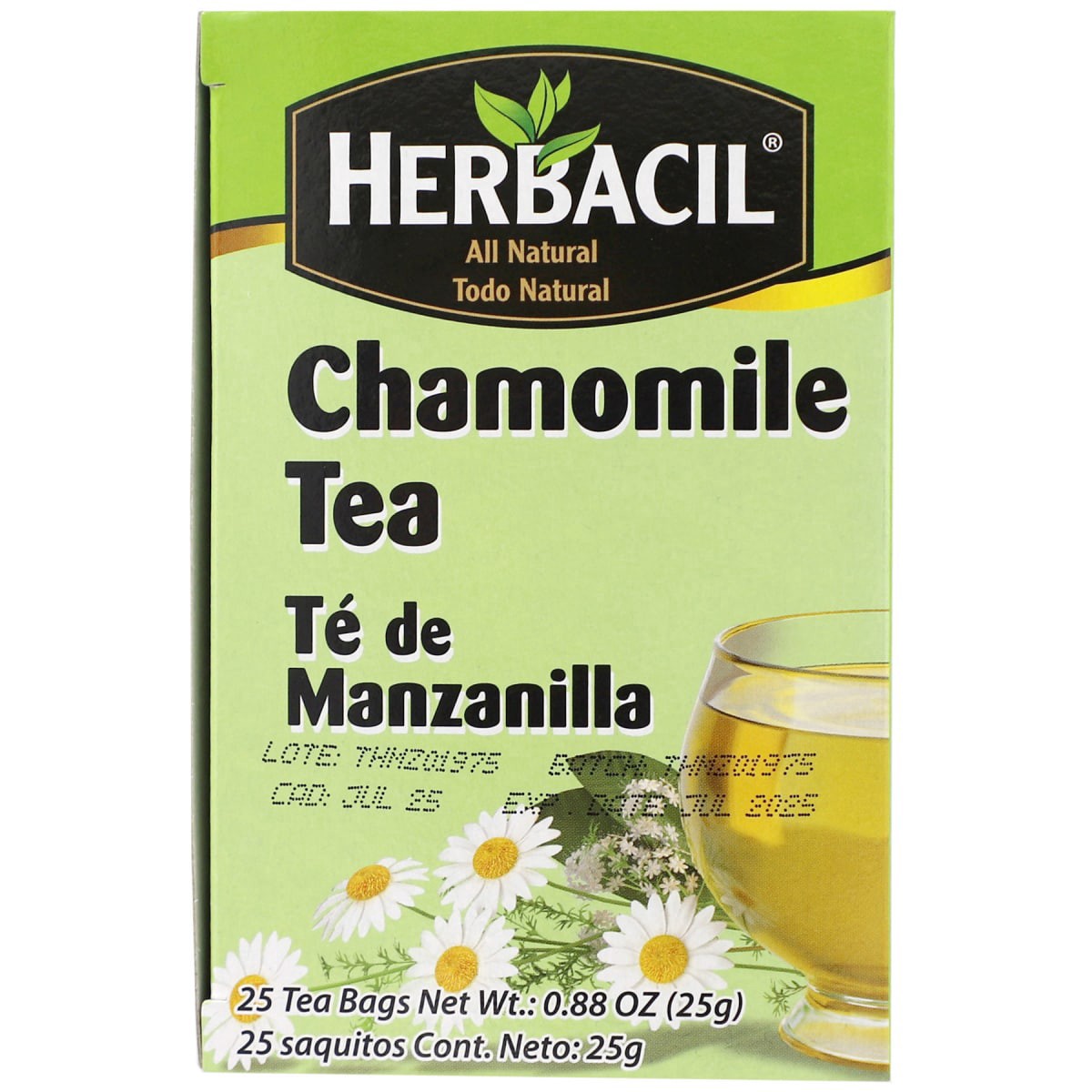 slide 1 of 9, Herbacil Chamomile Tea 25 ea, 25 ct